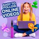 Learn & Climb DIY Balloon Animal Kit for Beginners. Fun Twisting & Modeling Activity for Party. Makes 30+ Sculptures, Pump and Manual Included. Gift for, Teens Boys and Girls. 120 Pieces.