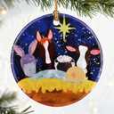 Christian Gifts: Nativity Scene Christmas Ornaments | Christian & Religious Holiday Decor (Christmas Tree Ornaments), Holy Family Ornament, Religious Gift, Baptism Gift & Unique Faith Festival Gifts