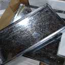 6 Ports Automatic Chicken Feeder 85 Pounds Large Gravity Fed Chicken Feeder with Latch & Handle for Chickens Bantams Pheasants Poultry Coop Weatherproof