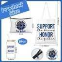 Remerry 12 Pcs National Police Week Gifts Officer Appreciation Gifts for Women Bulk Include Tote Bag Cup Bracelet Socks Candle Notebook Card for Cop Law Enforcement Graduation Retirement