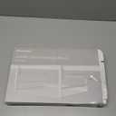 Nxconsu 2Pack Under Shelf Storage Basket Organizer Hanging Holder for Kitchen Cabinet Pantry Cupboard Desk Bookshelf Organization Space Saver Heavy Duty Slide-in Adjustable Mounting Clamp White Large (9.84D * 16.41W * 7.08H)