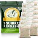 fcesiweg Squirrel Repellent Outdoor, Chipmunk Repellent for Garden, Squirrel Repellant for Bird Feeders/Plants/Yard/Attic, Keep Squirrels Away, Squirrels Deterrent for Garden 12P