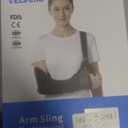 Velpeau Arm Sling Shoulder Immobilizer for Women and Men, fit Left or Right Arm - Rotator Cuff Support Brace - Medical Sling for Shoulder, Clavicle, Elbow Injury (Comfort type, X-Large: Bust 41″-47″)