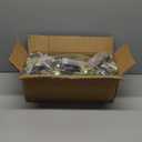 Gold Glittery Christmas Candle Centerpiece with Berries and Pinecones - 27.5 Inch