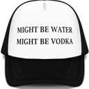 JaGely Trucker Hat for Women Funny Humor Baseball Hats Gag Inappropriate Adjustable Cap for Women Girl Men Birthday Gifts (Black)