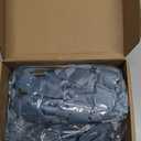 24 Pcs Velvet Bows Christmas Tree Ornaments Vintage Double Faced Velvet Ribbon Bows for Tree Garland Wreath Indoor Outdoor Xmas(9 x 13 Inch, Width of 1",Dusty Blue)