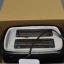 Toastmaster 2-Slice Cool Touch Toaster, black with stainless accent