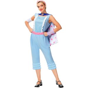 Deerose Halloween Blue Costume Shepherdess Cosplay Set (Large)