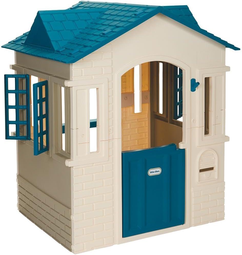 Little Tikes Cape Cottage Playhouse - Blue Large (Silver, Blue, Golden)