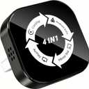 4-in-1 Wireless CarPlay Screen Mirroring Adapter for Apple CarPlay/Android Auto, 2026 Upgraded AirPlay MirrorLink Adapter, CarPlay Dongle Convert Wired to Wireless, Type C Extension, Plug & Play
