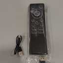 iPazzPort Air Mouse & PC Remote Keyboard: Bluetooth & 2.4G Backlit, Rechargeable Aluminum Alloy Design, Compatible with Laptop, Android TV Box, HTPC