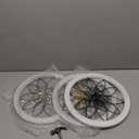 Horse 3 Pieces Ultra-thick Farmhouse Rustic Wall Decor, Wooden Frame Iron Flower Farmhouse Hanging Decoration for Outdoor,Bedroom, Living Room, Bathroom, Kitchen,Indoor (White)