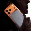 THREEKEY 0.5 Ultra Slim for MagSafe 10K Portable Charger, 10000mAh Card Slim Magnetic Power Bank,15W Wireless Fast Charging Battery Pack for iPhone 17 Air 16 15 14 13 12 Pro Max Plus (Ice Gray)