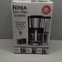 Ninja 12-Cup Programmable Coffee Brewer, 2 Brew Styles, Adjustable Warm Plate, 60oz Water Reservoir, Delay Brew - Black/Stainless Steel