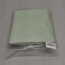 Round Plastic Table Cloth, with Soft Flannel Backing,100% Waterproof Round Vinyl Tablecloth with Elastic, Indoor/Outdoor Picnic Tablecloths. (Light Green, Fits 27" - 32" Round Tables)