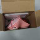 Seenda Wireless Trackball Mouse, Ergonomic Bluetooth Rollerball Mouse Rechargeable, 3 Device Connection Optical Mice Adjustable DPI Thumb Control Mice Compatible for PC/Laptop/Windows/Mac - Pink