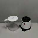 Vminno Quick & Easy Hot Air Popcorn Popper Maker with Built-In Serving Bowl, 2 Quarts, Etl Certified, No Oil Popcorn Poppers for Home with On/Off Switch for Family Movie Nights, Parties