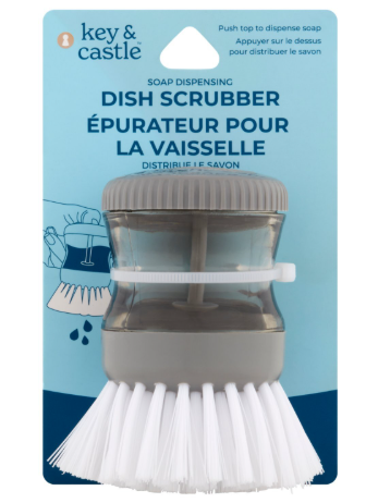 Key and Castle Dish Scrubber