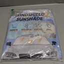 Windshield Sun Shade for Hyundai Sonata 2014-2019 | Car Front Window Sunshade with 240T Sun Visor Protector Blocks UV Rays Heat Sun Shield Accessories