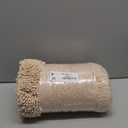 OLANLY Bathroom Rugs 30x20, Extra Soft Absorbent Chenille Bath Rugs, Rubber Backing Quick Dry, Machine Washable Bath Mats for Bathroom Floor, Tub and Shower, Home Decor Accessories, Beige