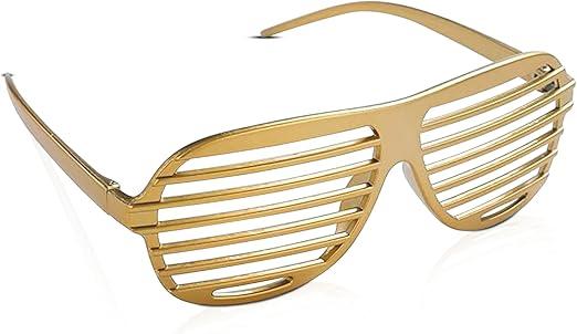 Vaulted Skulls & Co Slot Retro Shutter Shades Eyewear | Slat Glasses | Slotted Glasses | Stylish Sunglasses for Festivals
