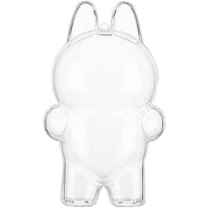2 x Transparent Protective Case Dust Cover for 17cm Plush Dolls Have a Seat - Ultra Clear Protective Cover for 17cm/6.7in Blind Box Dolls, (No Doll, Standing)