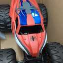 Monster Jam Marvel Mega Spider-Man RC Monster Truck, All-Terrain, Over 2 Feet Long, 1:6 Scale, Super Hero Kids Toys for Boys and Girls Ages 4 and Up (Multicolor)