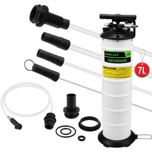 SWANLAKE 7 Liter Pneumatic/Manual Fluid Extractor Pump, Oil Changer Vacuum Fluid Extractor, Oil Change & Fluid Change Tool