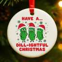 Adorable Pickle Gifts Christmas Ornament for Women Men, Pickle Ornaments Gifts for Christmas Tree