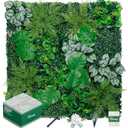 Grooy Artificial Boxwood Panels, Grass Wall Panels 16 Pack 20"x20",Privacy Hedge Fence Screen with UV Protection,Fake Greenery Backdrop for Indoor Wedding Decoration and Outdoor Garden Backyard