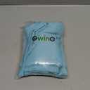 Gwine Short Curtains 30 Inch Length, Light Filtering Small Kitchen Window Curtains Tiers Over Sink, Half Window Treatments for Bathroom Basement Rod Pocket, 2 PCS, Each 30" Wx30 L, Aqua