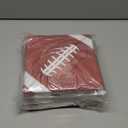 Aodaer 48 Pieces Football Paper Napkins Disposable Football Party Napkins Football Rugby Cocktail Dinner Napkins Set 13" x 13" Unfolded Football Tableware Napkins for Rugby Party Supplies Pack of 2