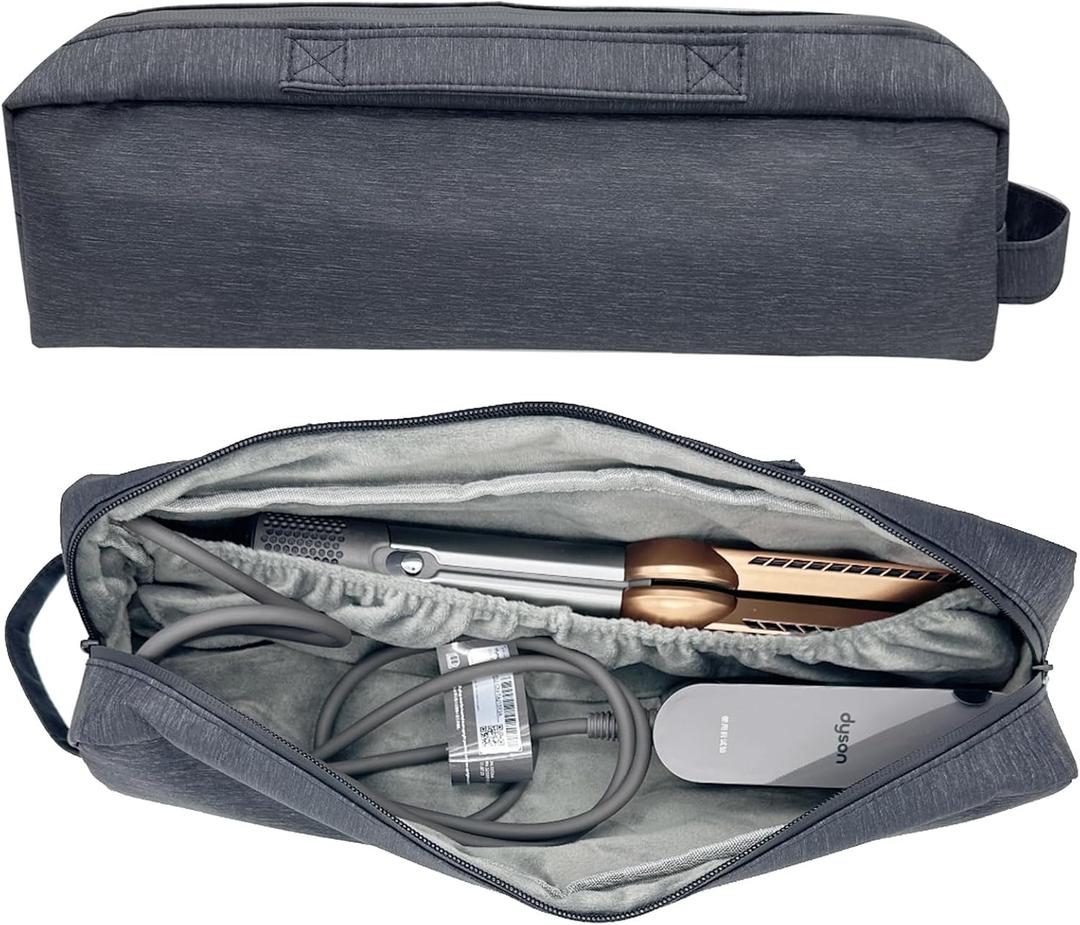 Airstrait Travel Bag Compatible with Dyson Airstrait Straightener/Supersonic r Case Waterproof Case, Airwrap/Corrale/HS03/HS01/SH05 Hair Straightener Accessories