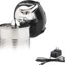 Hamilton Beach Walk 'n Cut Electric Can Opener for Kitchen, Use On Any Size, Automatic and Hand-Free, Cordless & Rechargeable, Easy Clean Removable Blade, Black (76501G)