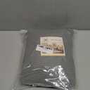 H.VERSAILTEX Super Stretch Individual Seat Cushion Covers - 3 Piece Sofa Cushion Covers in Dove, Thick Jacquard Textured Twill Fabric