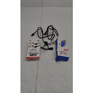 Pack of 2: 1) Power Plus Charging Essential Kit; 2) GE Universal HDMI Kit, 6 ft. Cable, Mini HDMI Micro HDMI Adapter, Black, 33584