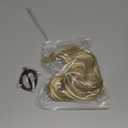 CJL HAIR Large Messy Bun Hair Piece Wavy Curly Scrunchies Synthetic Chignon Ponytail Hair Extensions Thick Updo Hairpieces for Women Dirty Blonde