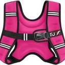 FUFF Weighted vest woman - 10lb Weights with Reflective Stripe, Weighted Vest for Men Women Strength Training Running Walking Jogging