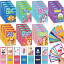 Zubebe 6 Pack Kids Card Games Gifts Bulk Classic Playing Card Game Set for Kids Includes Go Fish, Old Maid, Crazy Eights, Memory Match, Slap Jack, Playing Toy for Party Favors (Classic)