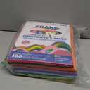 Prang (Formerly Art Street) Construction Paper, 10 Assorted Colors, Standard Weight, 9" x 12", 500 Sheets