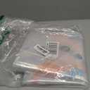 Goldfish Clear Shower Curtain, 78" W x 72" L Waterproof Lightweight Fish Shower Curtain Liner, PEVA Long Bath Fashion Shower Curtains with 12 Grommets Hooks for Bathtub Bath Bathroom