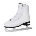 Nattork White Figure Skates Excellence Stainless Steel Blades Ice Figure Skating with Enhanced Support Strength Performance and Ultimate Comfort for Boys and Girls