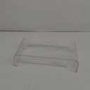 Acrylic Monitor Stand Riser Clear Laptop Stand for Desk Acrylic Monitor Riser for Desk Accessories Aesthetic Laptop Riser Clear Computer Stand White Office Supplies for Women Essentials