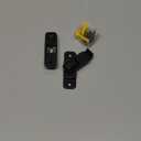 Door Lock Latch, 90 Degree Flip Barn Door Lock, Secure Portable Hook Lock Latch for Door, Garden, Bathroom, Garage, Window, Outdoor, Garage, Barn (Black) (Large)