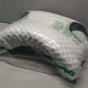 IKSTAR CPAP Pillow for Side Sleeper, Sleep Apnea Pillow for Sleeping, CPAP Nasal Pillows Suit for All CPAP Masks User, Cervical Memory Foam Neck Support Pillow Relief Neck Pain for Side Back Sleepers (Large-25.22"Lx14.92"Wx(4.72"/4.12")H, White)