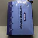 Mattress Topper Queen,Extra Thick Mattress Pad Cover for Back Pain,Cooling Mattress Protector with 8-21 Inch Deep Pocket,Overfilled Down Alternative Filling (White)