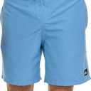 Quiksilver Swim Trunks for Men Big and Tall, Quick Dry Swim Board Shorts 10" (1X, Paradise Blue)