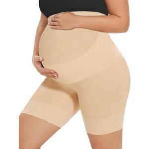 KIM S Shape Your Bump Seamless Maternity Shapewear for Dress, Pregnancy Postpartum Prevent Chafing Support-Underwear