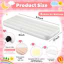 Windyun 6 Sets Kids Air Mattress Bulk with Fitted Sheet,Toddler Inflatable Bed 63 x 27 x 8 Inches Blow up Airbed Camping Sleeping Pad for Aged 3-10 Birthdays Slumber Sleepover Party (Pink)