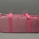 GUSTARIA American Mahjong Game Set, 166 White Tiles, 4 All-in-One Color Rack/Pushers, Complete Mahjong Tiles Set with Pink Carrying Bag (Mahjong)